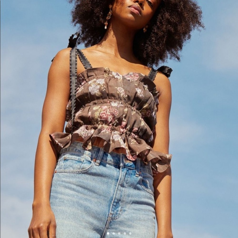 NWT Brock Collection x H&M Sleeveless Tie Top